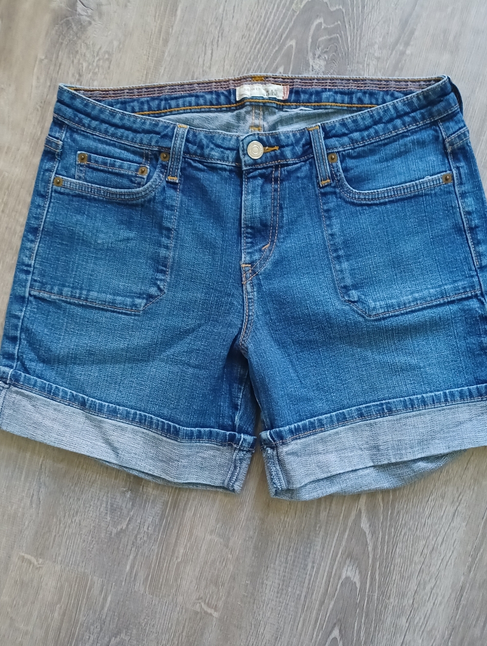 Levi's 545 Cuffed Denim Shorts